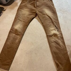 Men’s Zara Men's Tan work style Skinny Jeans